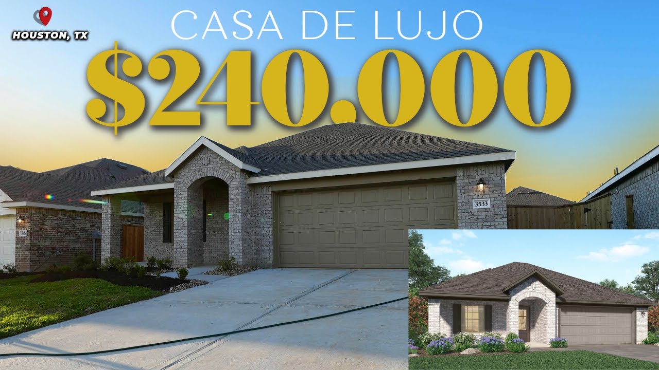 Las MEJORES casas de LUJO en Houston, TX por menos de $240,000 | $15,000 gastos de cierre