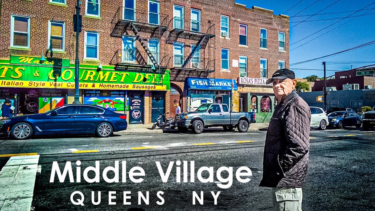 Metropolitan Ave in MIDDLE VILLAGE | Walking in Queens NYC | Middle Village Neighborhood Streets