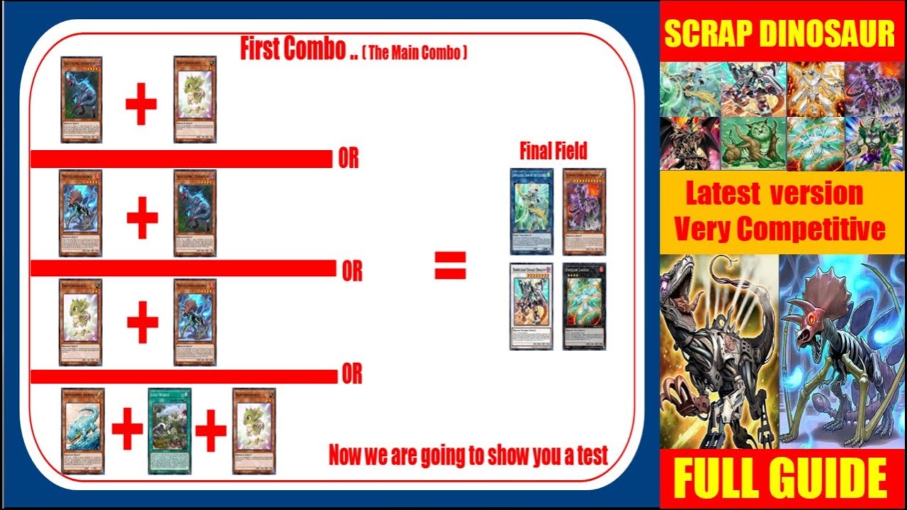 Yugioh Scrap Dinosaur Deck Combos Full Guide .. Everything You Need To Know