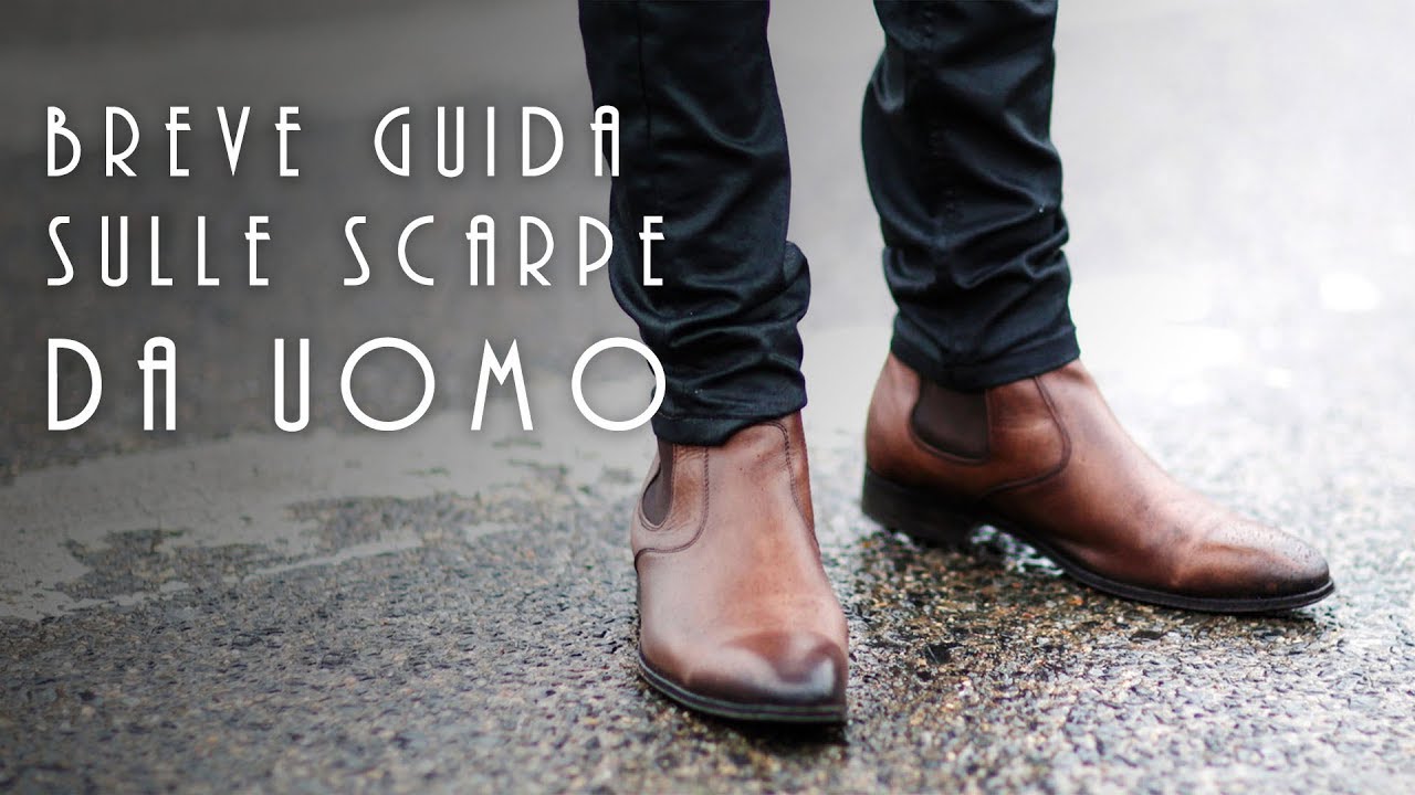 Le scarpe da uomo