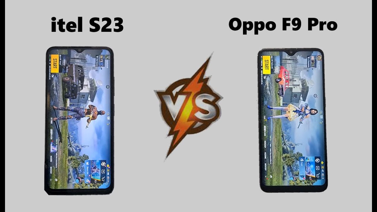 itel S23 vs Oppo F9 Pro | Speed Test | Robber playing