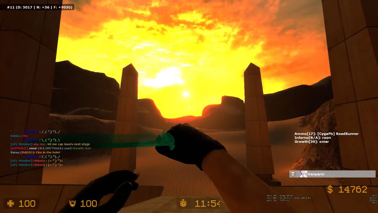 CS:S ZOMBIE ESCAPE ON GFL | ze_ancient_wrath_v2_test27 (Chapter 4 showdown)