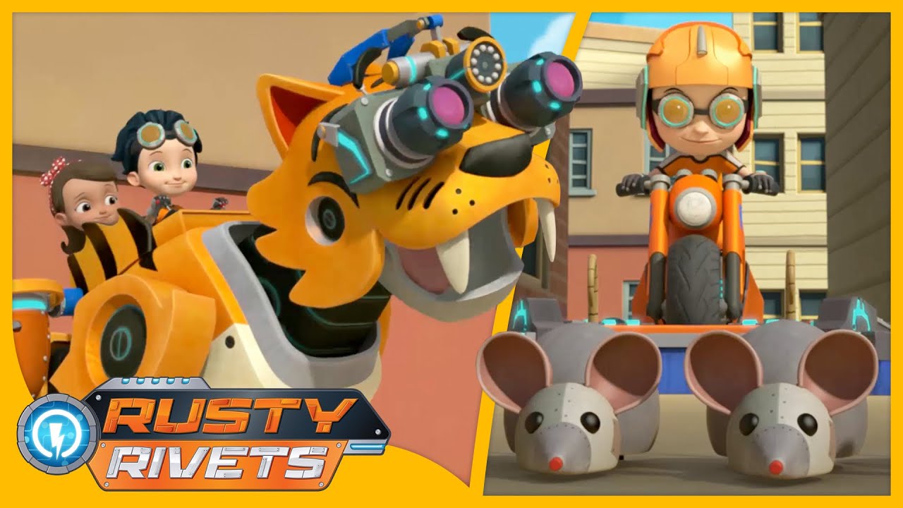 Rusty’s Mouse Problem | Rusty Rivets | Cartoons for Kids