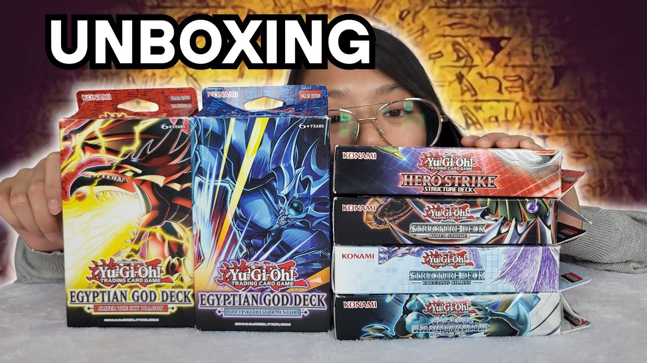 Распаковка колод Yugioh Structure