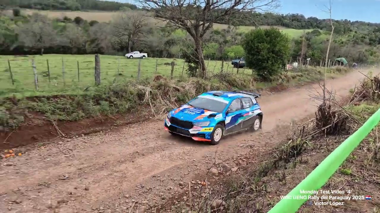 🇵🇾😱 Monday Test video 4 WRC UENO Rally del Paraguay 2025 
