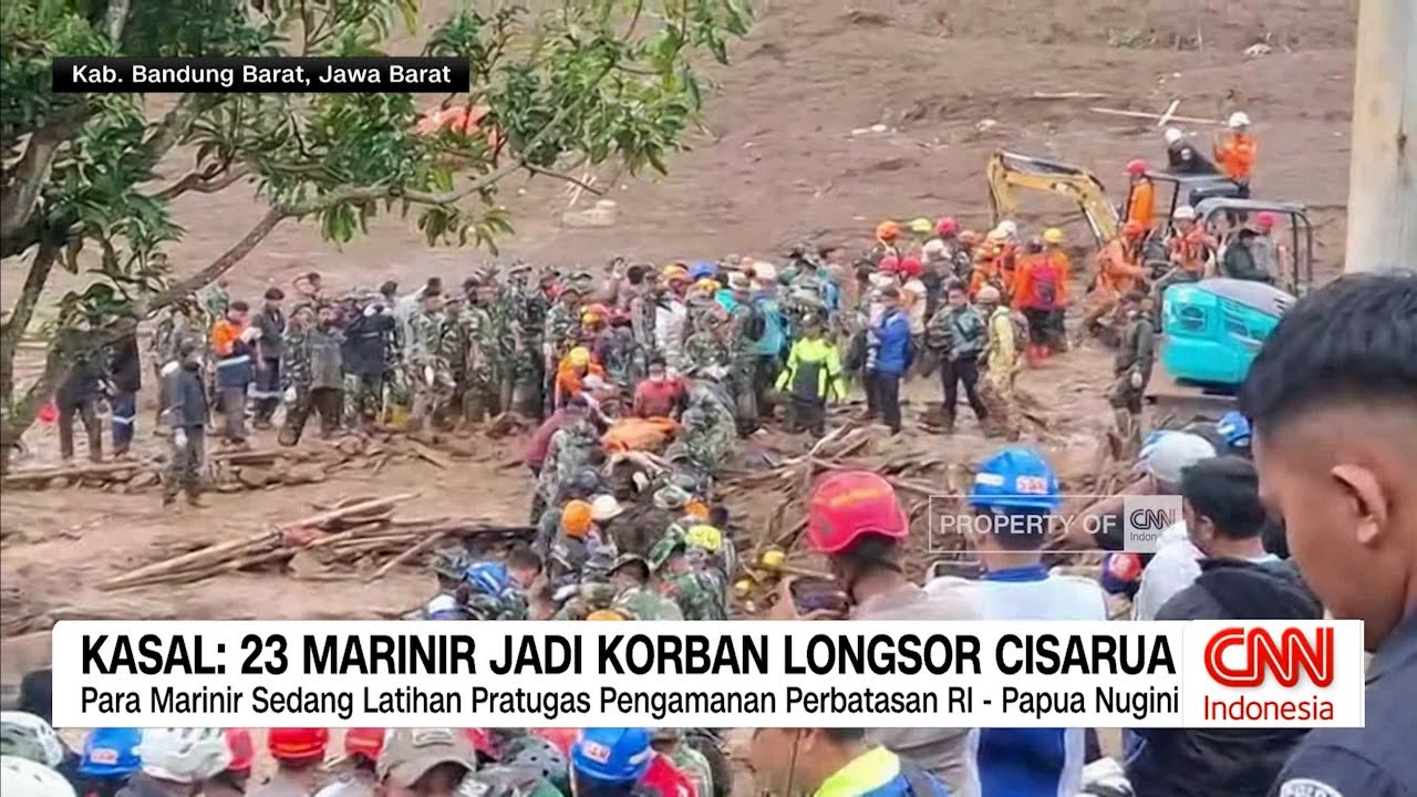 KASAL: 23 Marinir Jadi Korban Longsor Cisarua