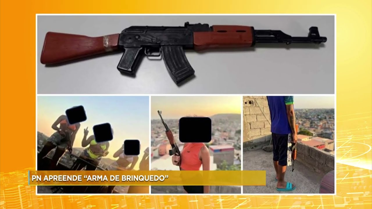Pol&iacute;cia apreende arma de brinquedo usada por menores | CV no Ar