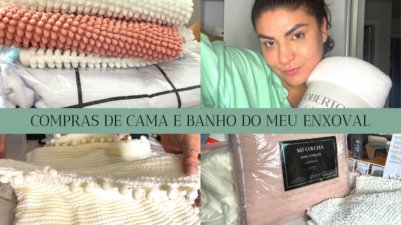 Roupas de cama e banho | Tudo que eu tenho para o meu enxoval !!!