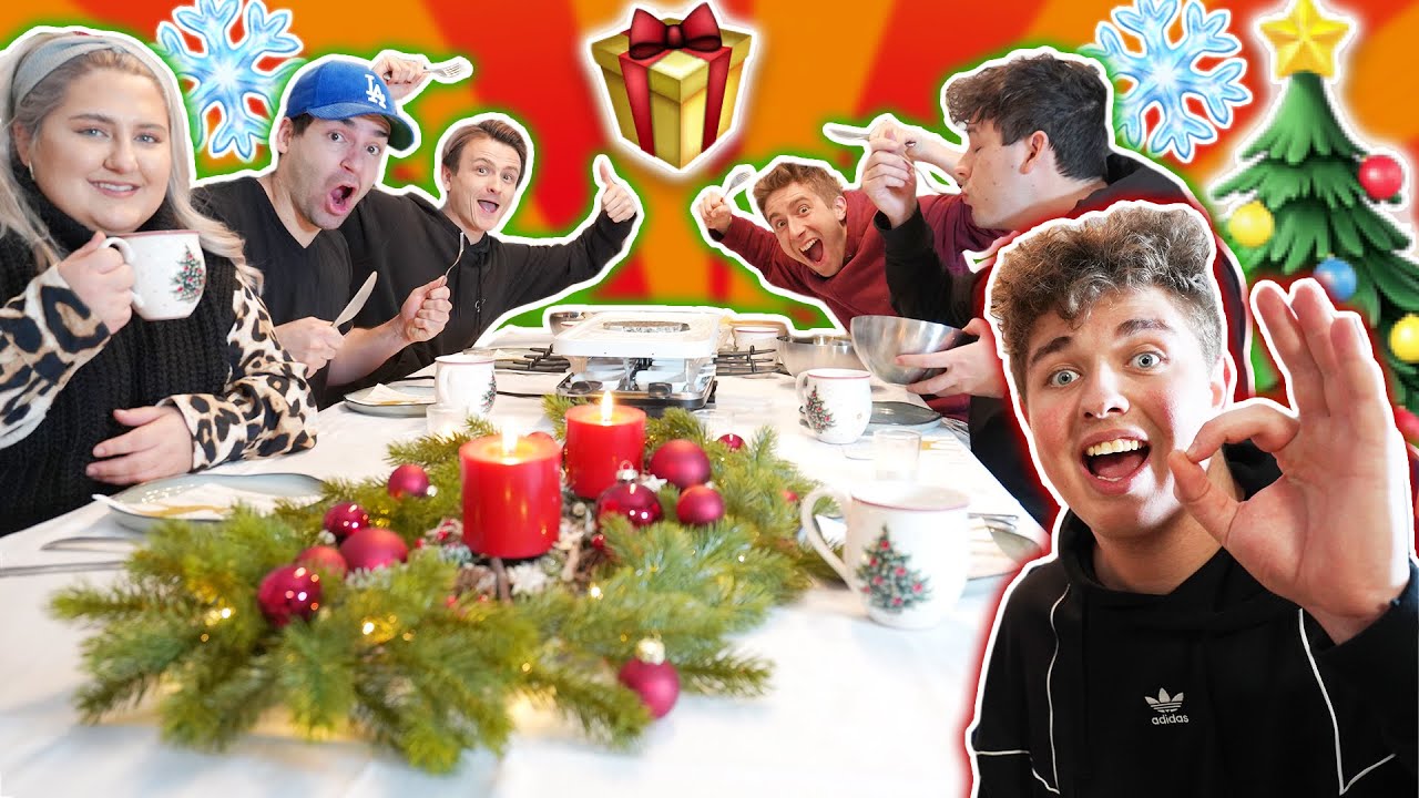 Ich überrasche Team Bro mit einem Weihnachtsessen (Raclette) 🤤😋
