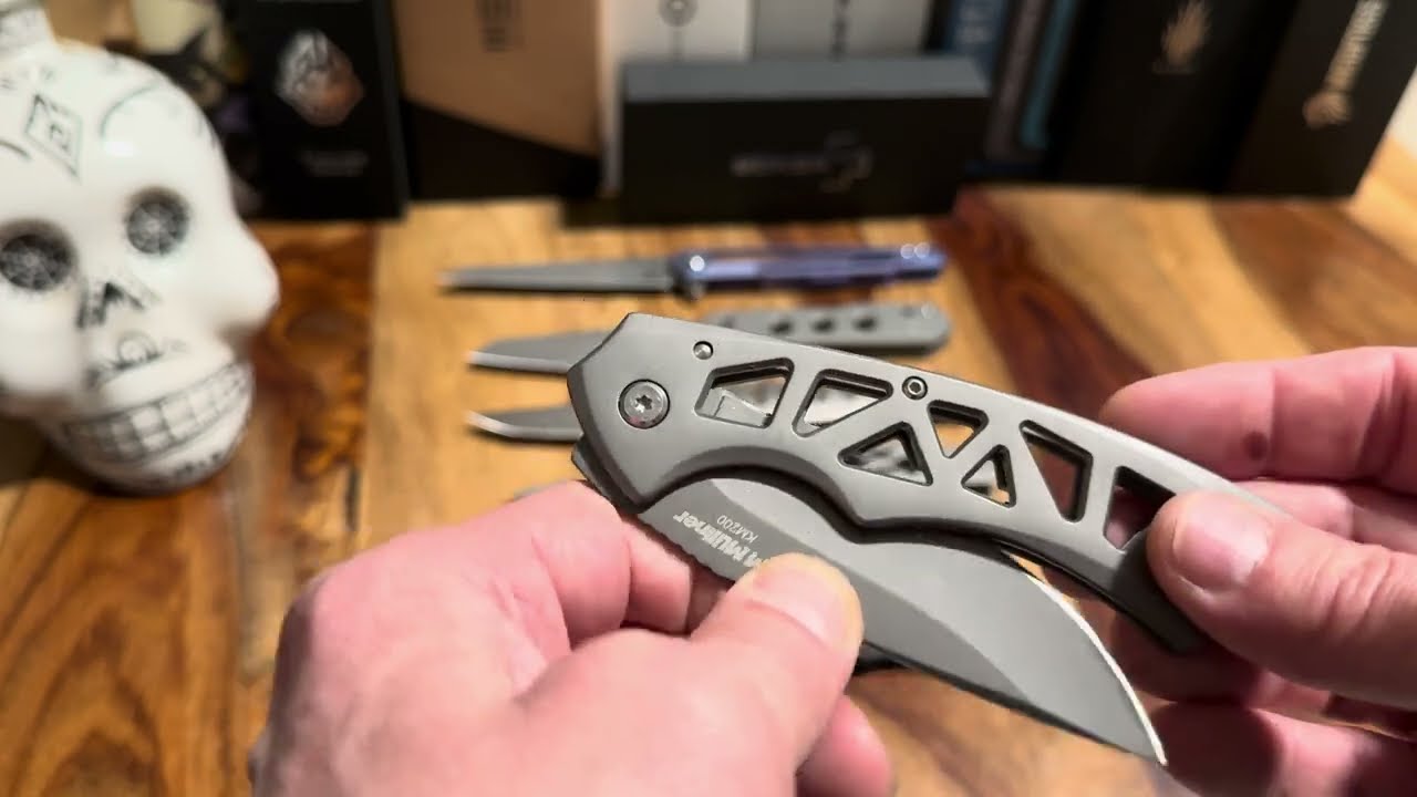 Skelettierte Messer und Giveaway für 100 Abos