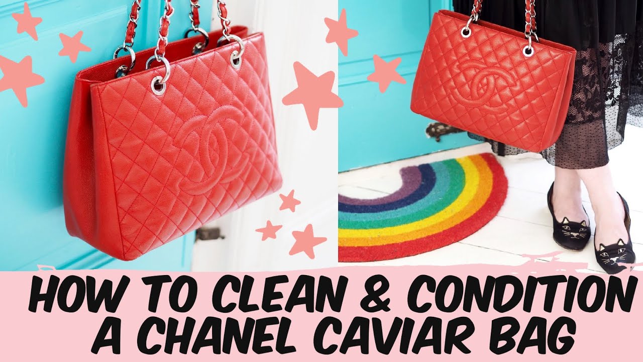 Chanel GST Caviar Leather Bag - How To clean and care for this handbag
