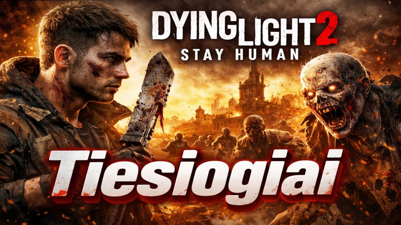 🔴Žaidžiam Dying Light 2 Stay Human TIESIOGIAI (LTU/ENG) #tiesiogiai #lietuviskai #lithuania
