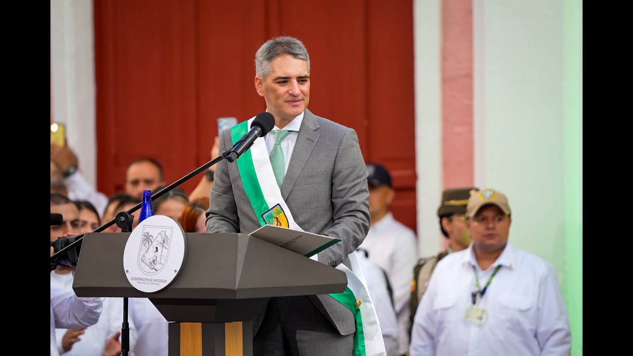 Discurso de posesión Gobernador de Antioquia, Andrés Julián Rendón