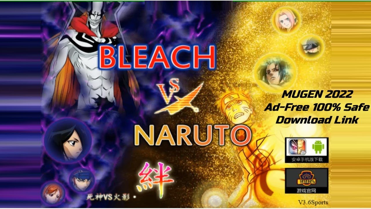 Bleach VS Naruto 3.6 Sports Version [PC/Windows][Anime MUGEN][Free Fighting Games][Download Link]