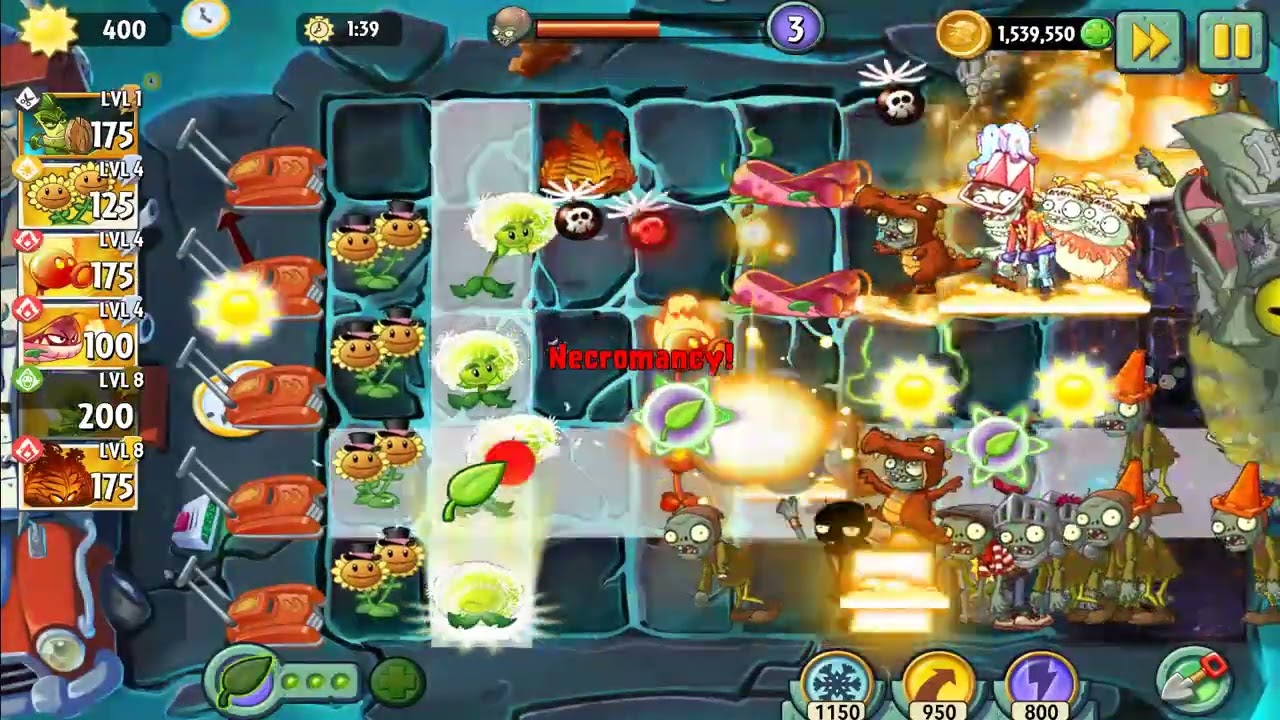 Plants vs. Zombies 2(Android) |Penny's Pursuit |Bamboo Spartan's World!| Difficulty Lvl 2 Boss Fight