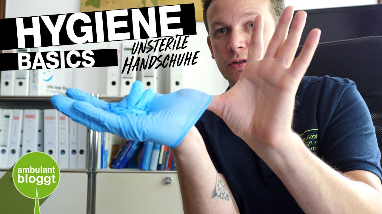 Unsterile Einmalhandschuhe an- und ausziehen | Hygiene Basics für Pflege-Rookies  | QUICK TIPP