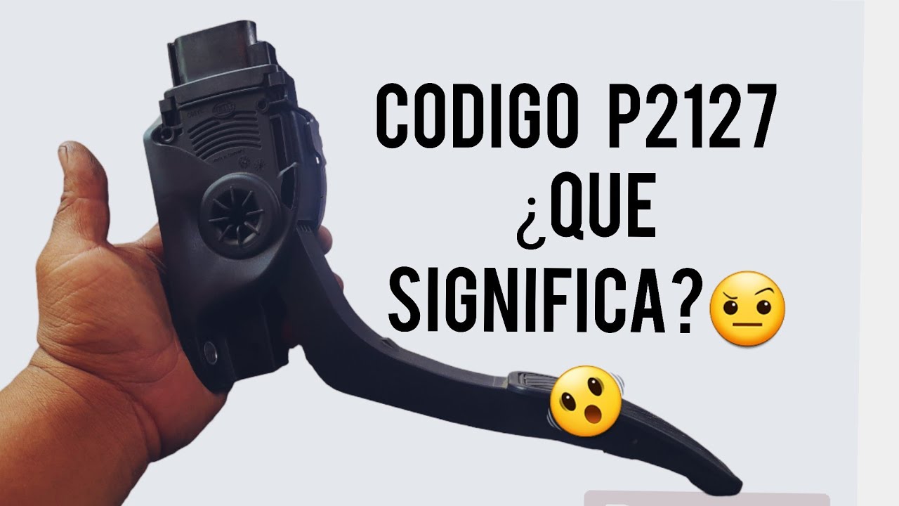 Que significa el codigo P2127 THROTTLE/PEDAL POSITION SENSOR/SWTCH E CIRCUIT LOW ⚠️⚠️