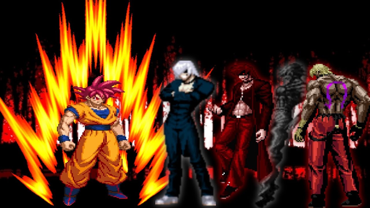 Kof Mugen 98UM | Son Goku 3.5 Vs BrianskyTheRandomGuy Team