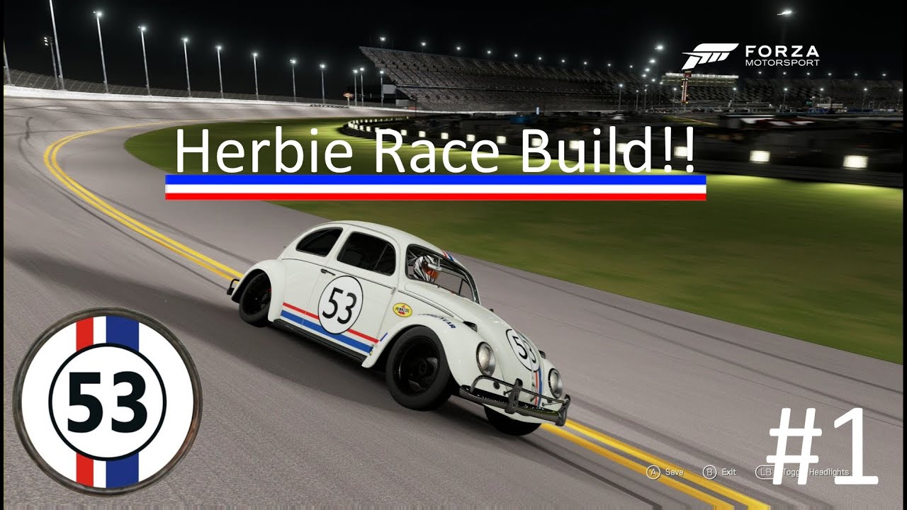 Forza 6 Race Build!! #1 Herbie!!