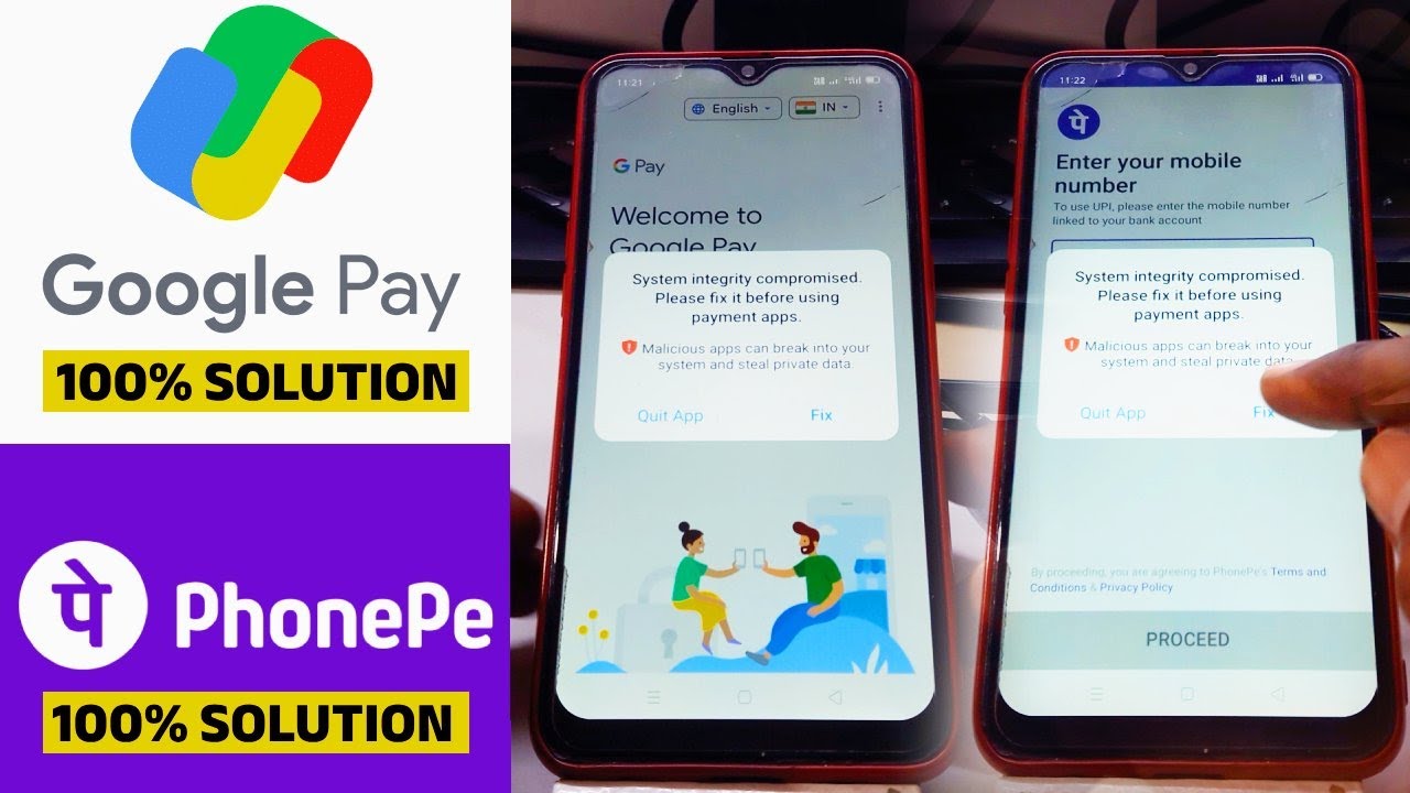 How to Fix Google Pay & PhonePe System Integrity Compromised Issue | 2025