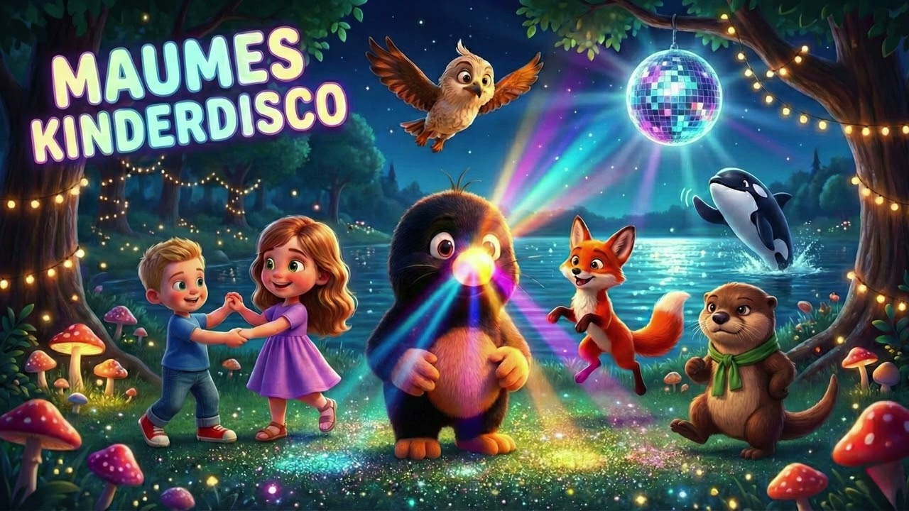 Maumes Kinderdisco 🎵 Licht an im Wald! | Tanzlied & Bewegungslied für Kinder