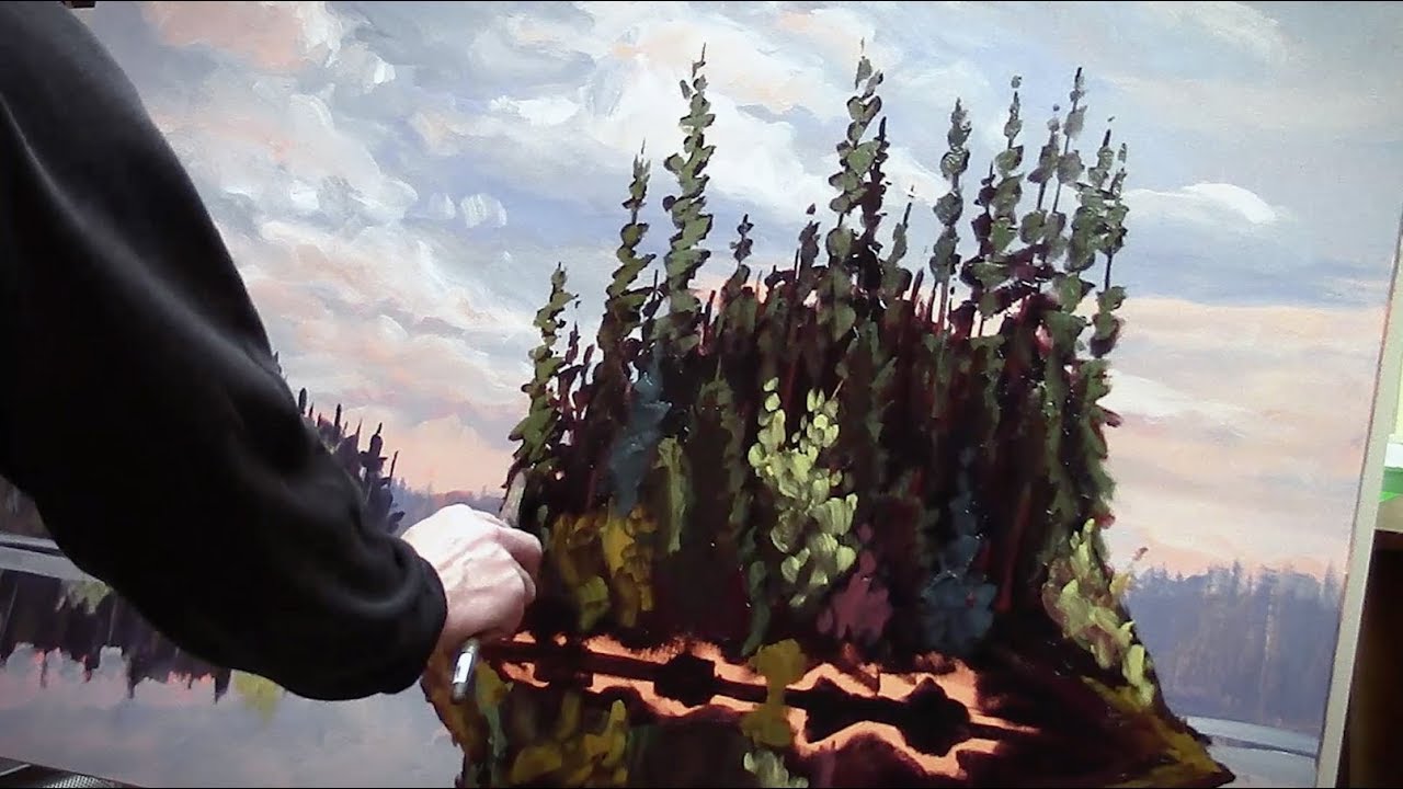 How to paint a BIG Landscape! - Painting Tutorial