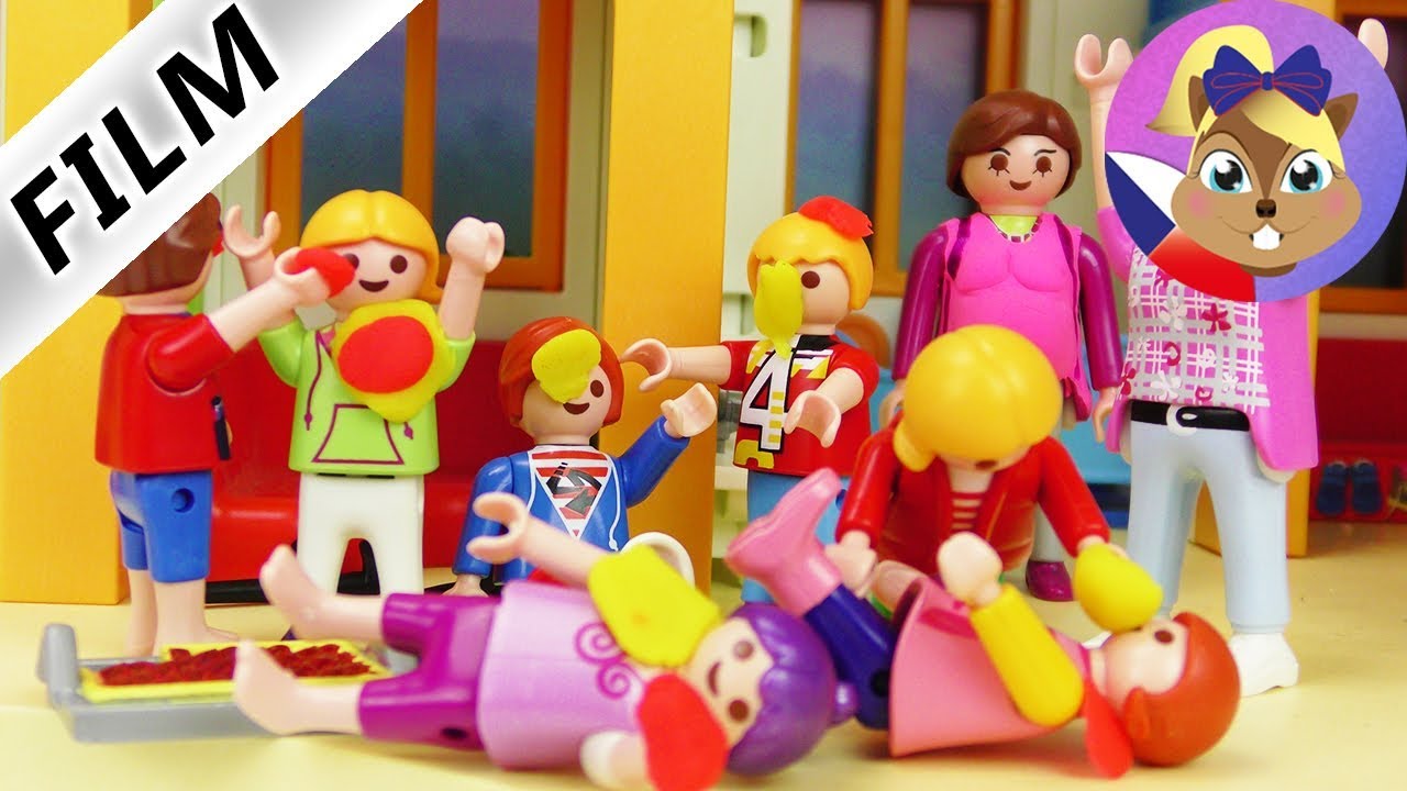 Playmobil příběh | Bitva s jídlem ve školce | Co udělá učitelka? | Rodina Dvořákova