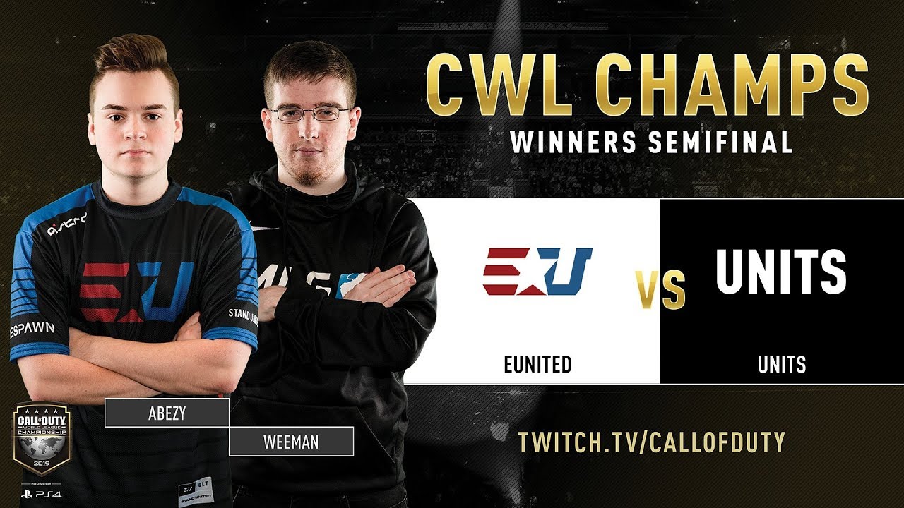 eUnited vs UNITS | CWL Champs 2019 | Day 4