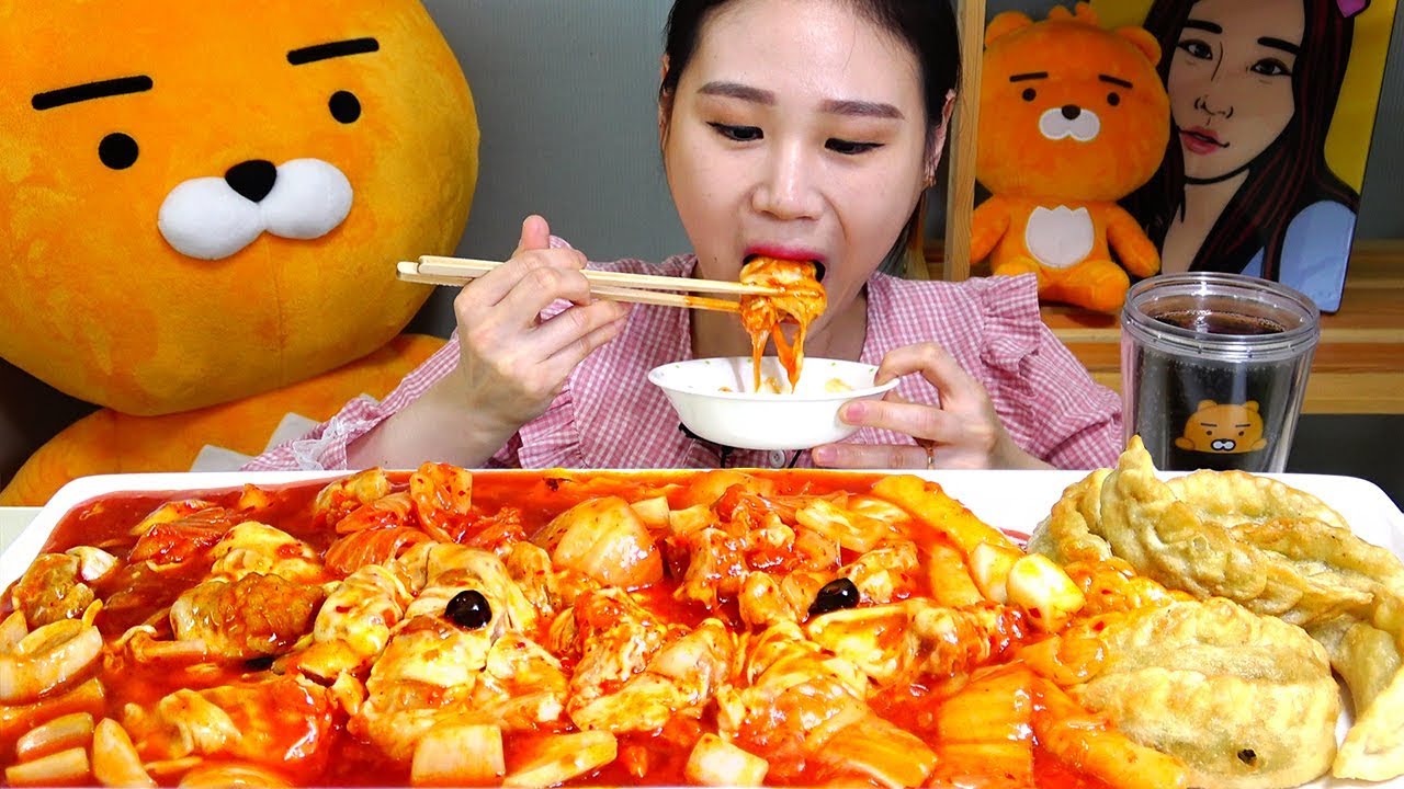 김치피자탕수육 군만두 먹방 Mukbang