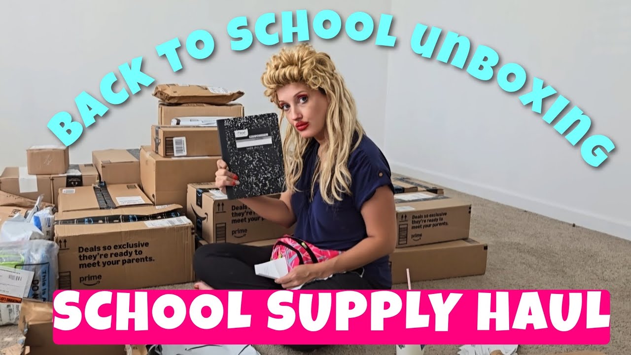 School Supply Unboxing with Charlene💅💃