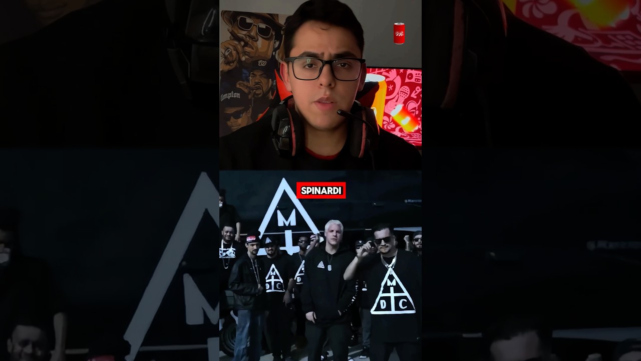 MLKS DE SP na verdade &eacute; uma DISS pro DMC&hellip; #shorts #rap