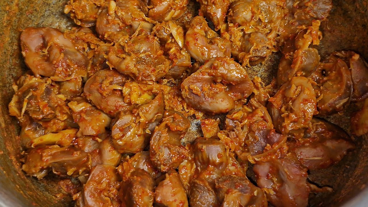Simple spicy Chicken Gizzards recipe | How to cook Chicken Gizzards | Naga Dish 