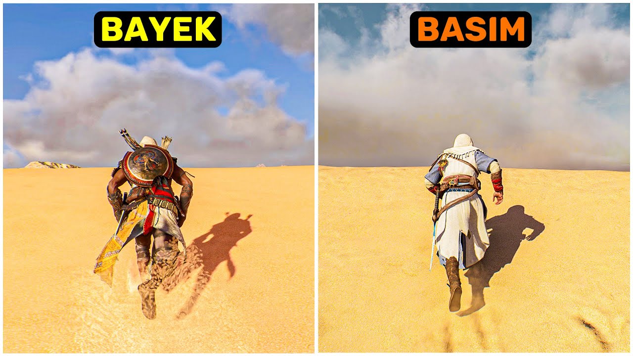 Bayek Sees Mirages in Desert but what about Basim? AC Origins VS AC Mirage