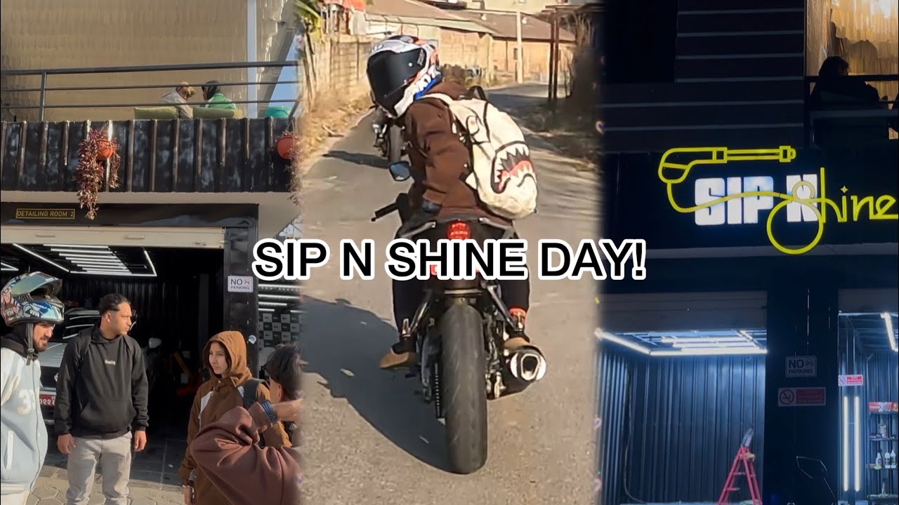 Bike Wash Day  | Sip N Shine | Vlog 04🇳🇵