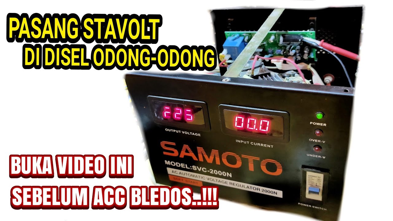 Bahaya Stabilizer Stavolt Untuk Disel Sound System
