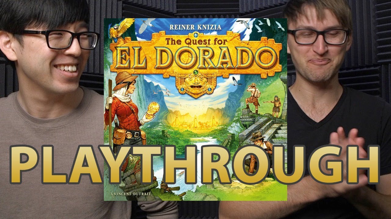 The Quest for El Dorado - New International Edition Board Game Playthrough