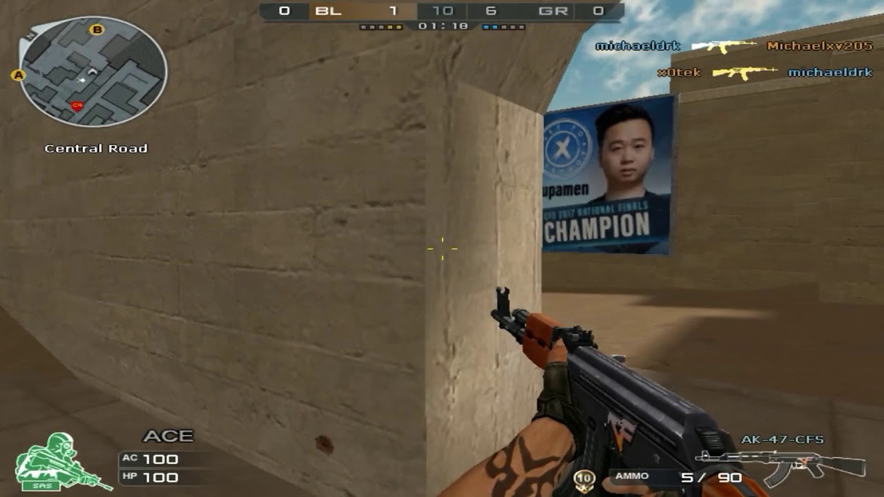 [CrossFire]200IQ rounds - x0tek match / scrim frags