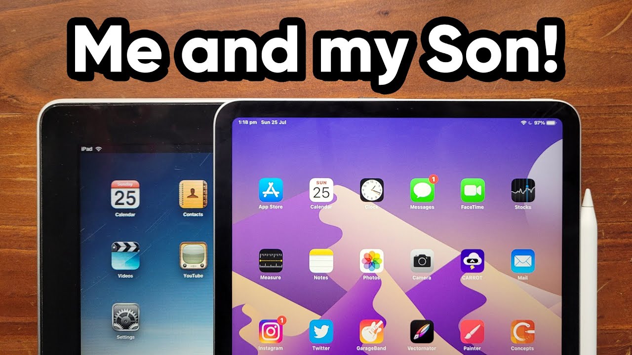1st Gen iPad vs New iPad Pro!