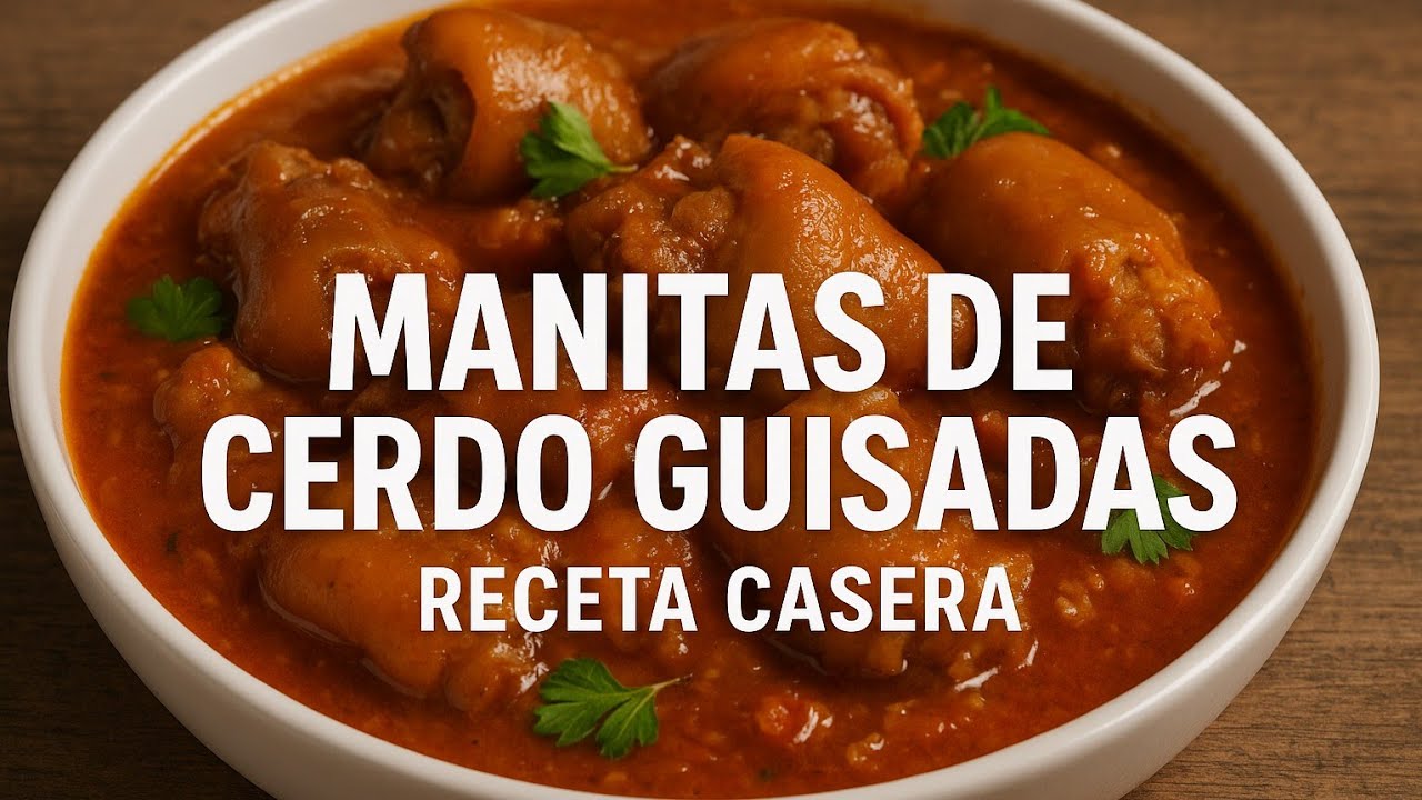 Manitas de Cerdo Tiernas y Jugosas | Receta Casera Paso a Paso @morenazocu 