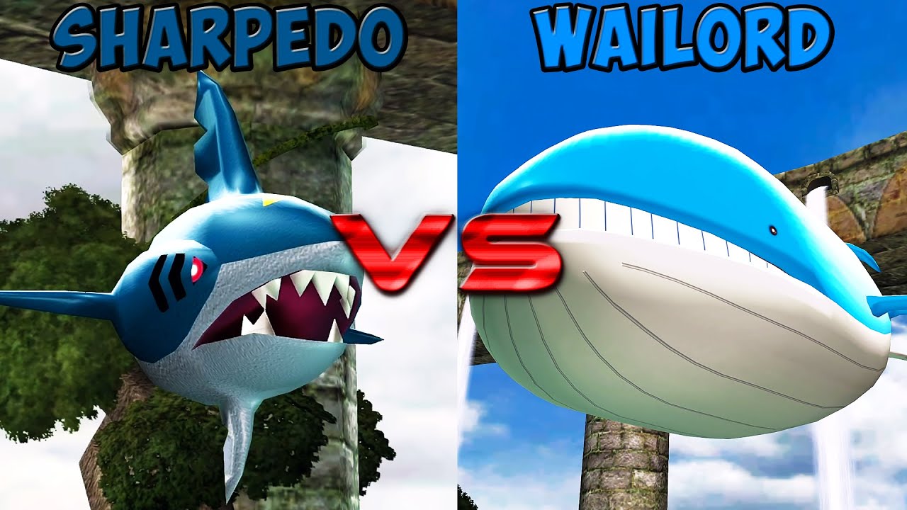 Pokemon battle revolution - Sharpedo vs Wailord