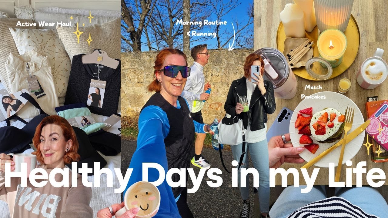 Alltag, Morgenroutine & Abendroutine, Active Wear Haul & Matcha-Pancakes 🏃‍♀️🥞✨
