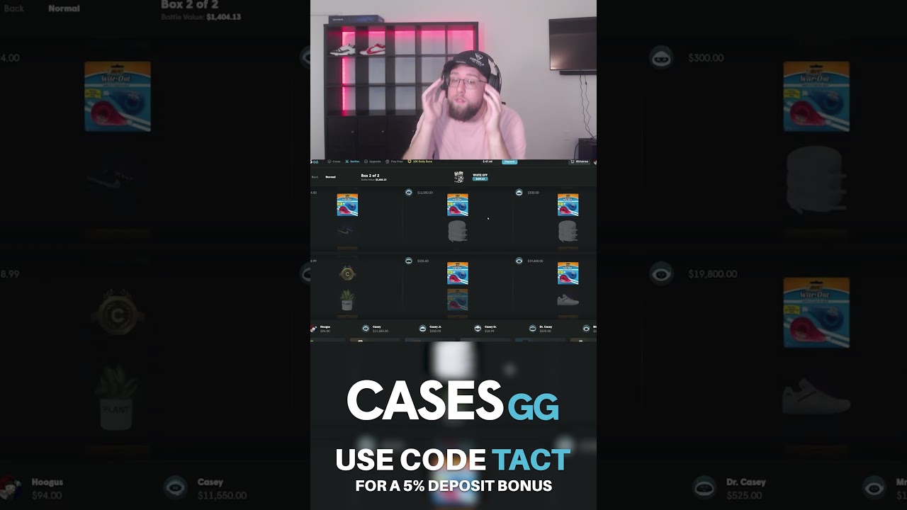 INSANE 3V3 ON CASES PAYS ALMOST $40,000! #shorts #cases #hypedrop #packdraw #tact #rolex #ps5