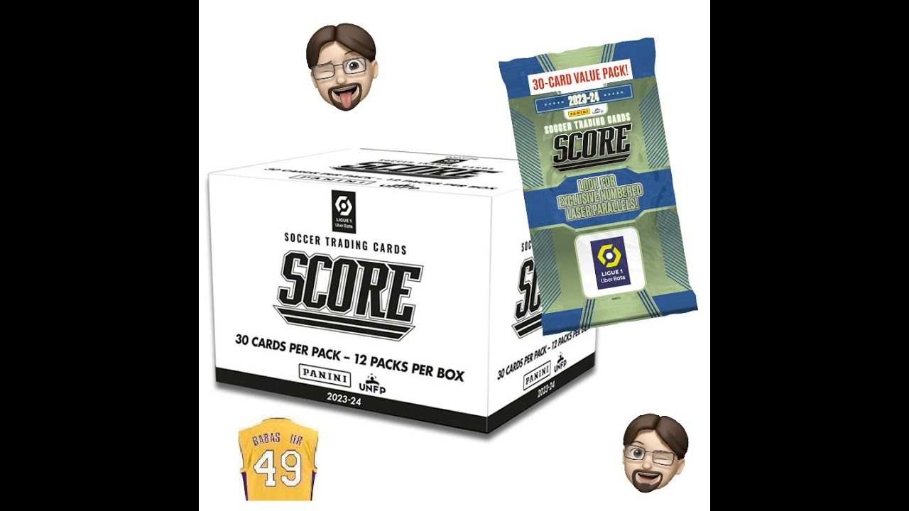 1/3 - Break / ouverture 1 box / boite Fat packs 2023-24 PANINI SCORE LIGUE 1 😎 1 numbered AUTO !!!