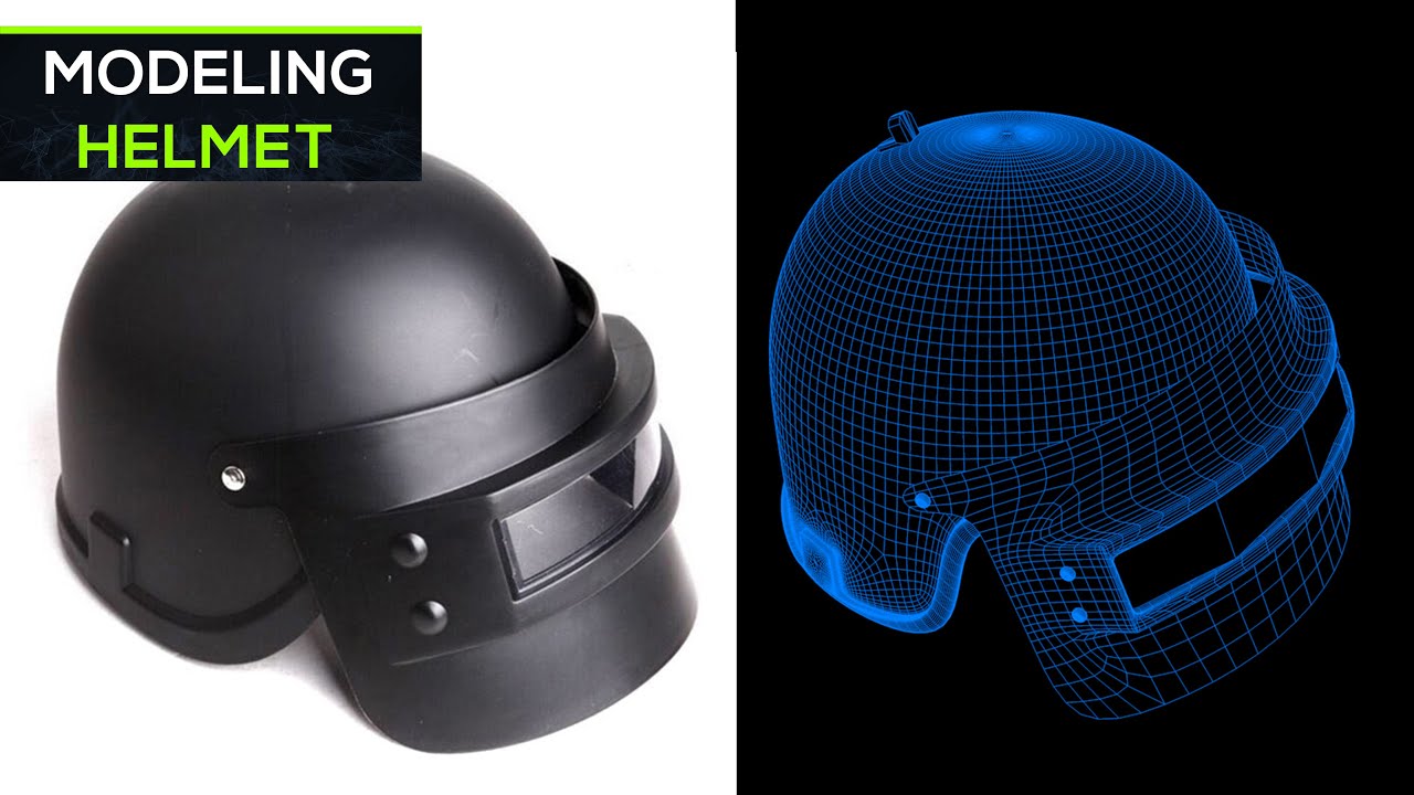 Modeling Helmet PUBG Level 3 in Cinema 4D Tutorial | Free Project |
