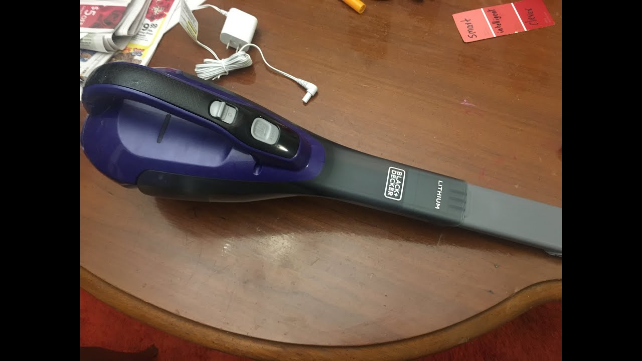 Let's take it apart to see battery Black and Decker HLVA325JP Cordless Pet Vacuum HLVA325BP