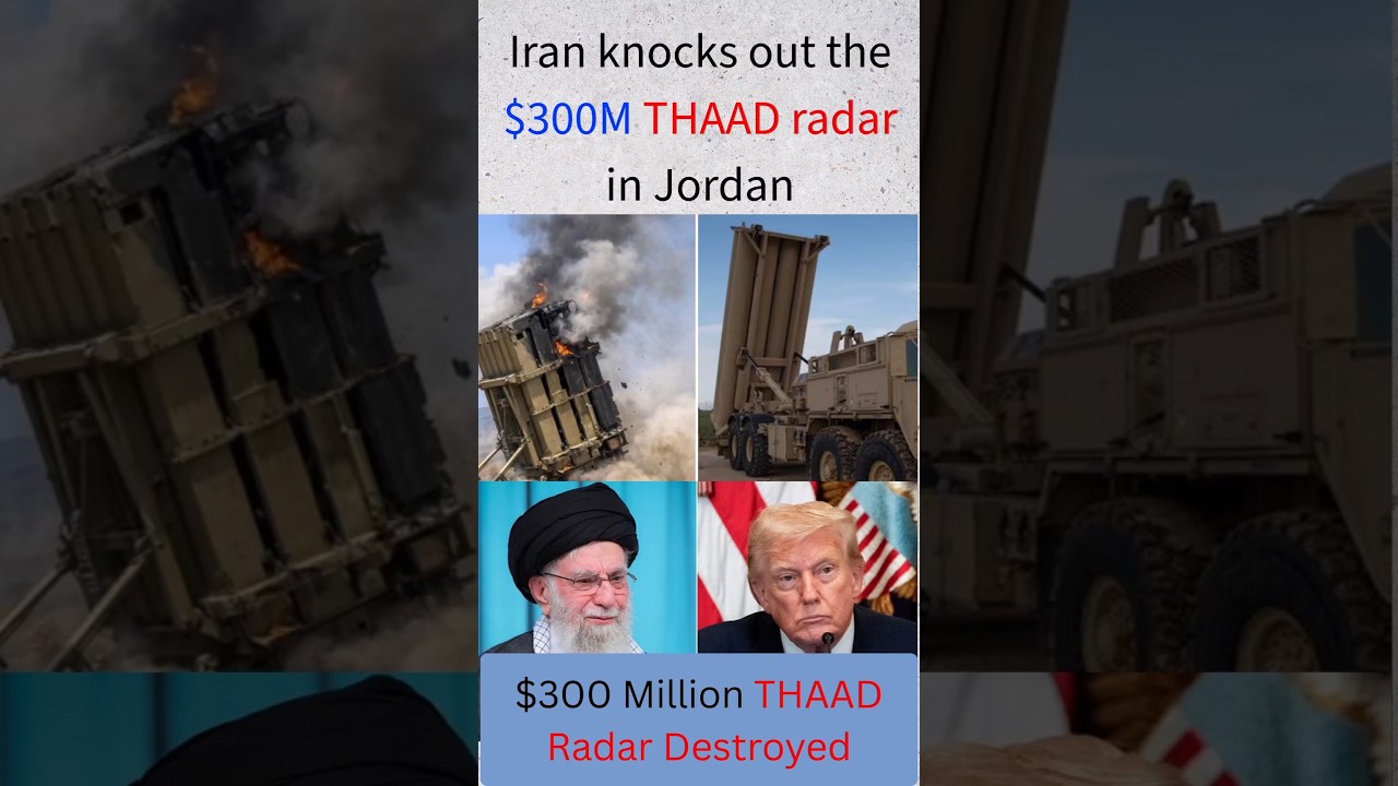 Iran Blinds US! 🇺🇸🇮🇷 | $300 Million THAAD Radar Destroyed #geopolitics #iran #usa #news #thaad