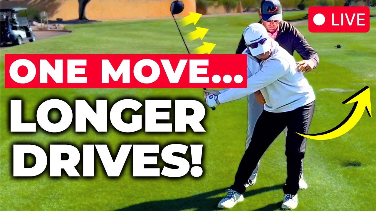 He Started Bombing His Driver With This TOW Move! (LIVE Golf Lesson)