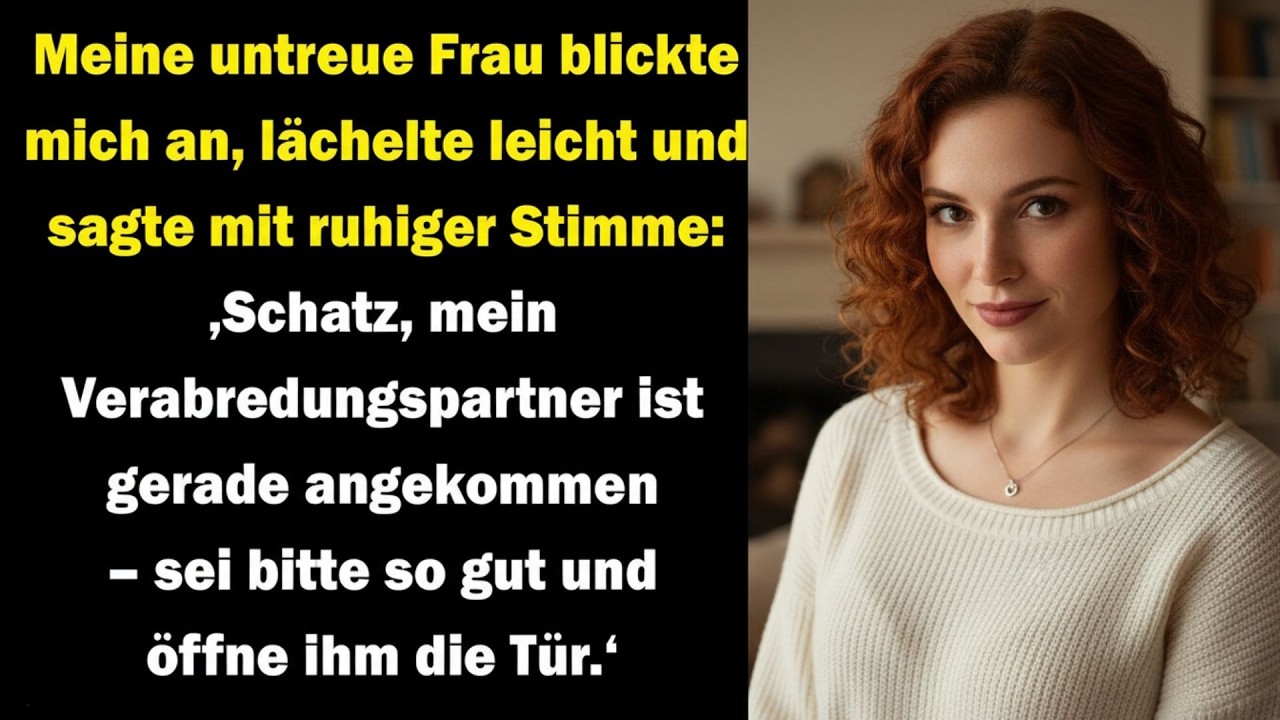 🌹Meine Frau bat mich, ihrem neuen Date die Tür zu öffnen – da wurde mir alles klar🌹