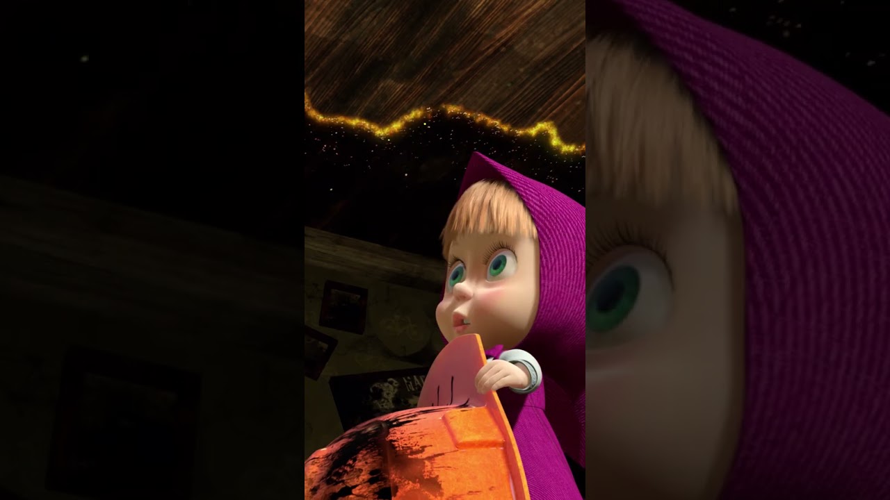 Renovering med Masha! 📺🤯 #Shorts #mashaochbj&ouml;rnen #mashaandthebear #Underkonstruktion