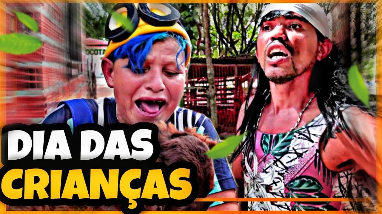 OLHA OQUE ELE FEZ COM O PRESENTE QUE GANHOU NO DIA DAS CRIANÇAS